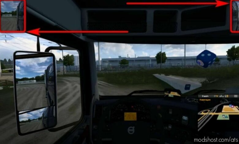 Compact Mirrors [1.42] for American Truck Simulator