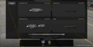 ATS Mod: Ownable Bottom Dump Trailer V1.1 1.42 (Image #2)