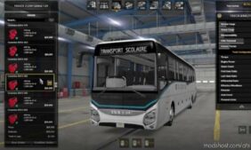 Iveco Evadys BUS + Interior V1.0.9.41 [1.41] for American Truck Simulator