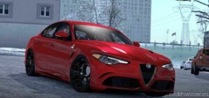 Alfa Romeo Giulia + Interior V1.7 [1.41] for American Truck Simulator
