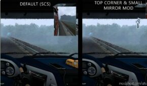 ATS Mirrors Mod: TOP Corner & Small Mirrors 1.42 (Image #3)