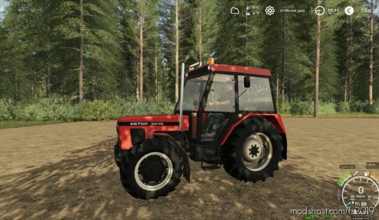 Zetor 7245 Edited for Farming Simulator 19