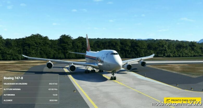 Asobo 747-8 BCF Cargolux 50 Years [NO Mirroring] for Microsoft Flight Simulator 2020