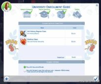 Sims 4 Mod: NEW University Electives Mod (Image #3)