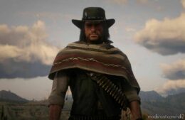 RDR2 Mod: RDR1 Short Mexican Poncho For Javier (Image #3)