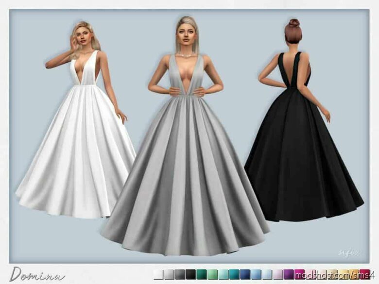 Domina Dress for The Sims 4