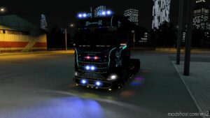 ETS2 Scania Part Mod: Lightpack And More Lights Addon 1.42 (Image #2)