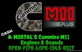 Cummins M11 Engine Sound Mod V3.1 for American Truck Simulator