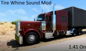 Tire Whine & Gravel Sound Mod [1.41] for American Truck Simulator