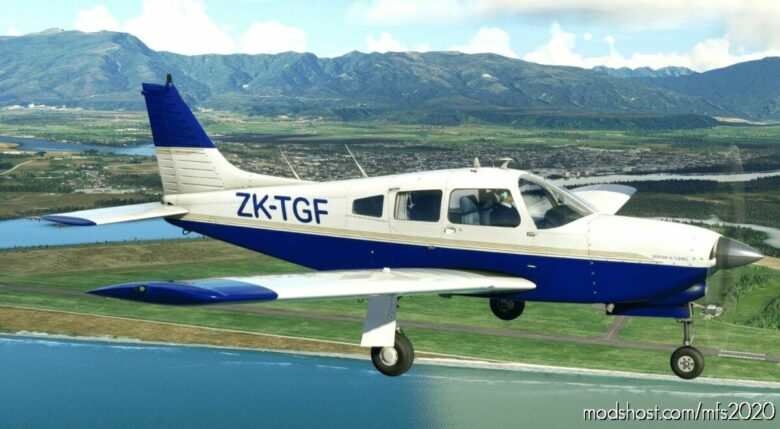 Justflight PA-28R Turbo Arrow III Zk-Tgf (Private, NEW Zealand) (4K) for Microsoft Flight Simulator 2020
