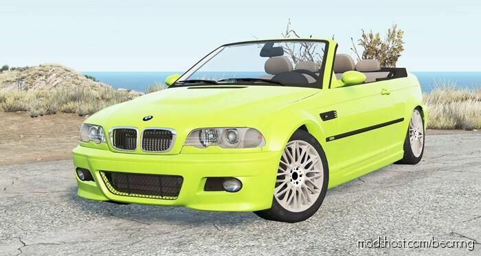 BMW M3 Convertible (E46) 2001 for BeamNG.drive