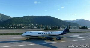 MSFS 2020 747-8 Livery Mod: Asobo 747-8 BCF Olympic AIR Cargo NO Mirroring (Image #2)