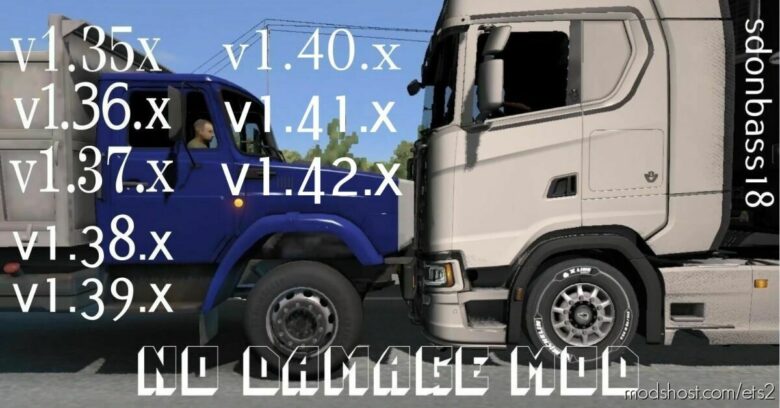 NO Damage V5.2 for Euro Truck Simulator 2