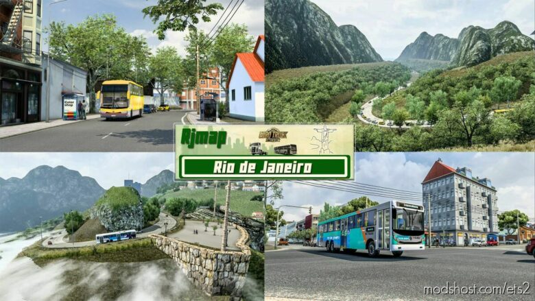RJ Map (RIO DE Janeiro) [1.41 – 1.42] for Euro Truck Simulator 2