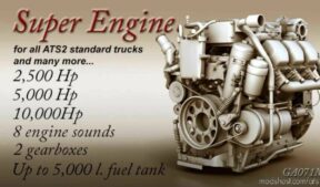 Super Engines & Transmissions [1.42] for American Truck Simulator