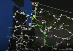 Worldmap Satellite Background W/State Names [1.42] for American Truck Simulator