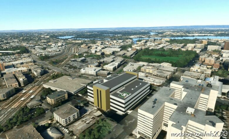Royal Perth Hospital And Helipad – Perth, Western Australia for Microsoft Flight Simulator 2020