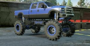 SnowRunner Car Mod: B-350 Diesel Mega MUD Truck V2.0.0 (Image #6)