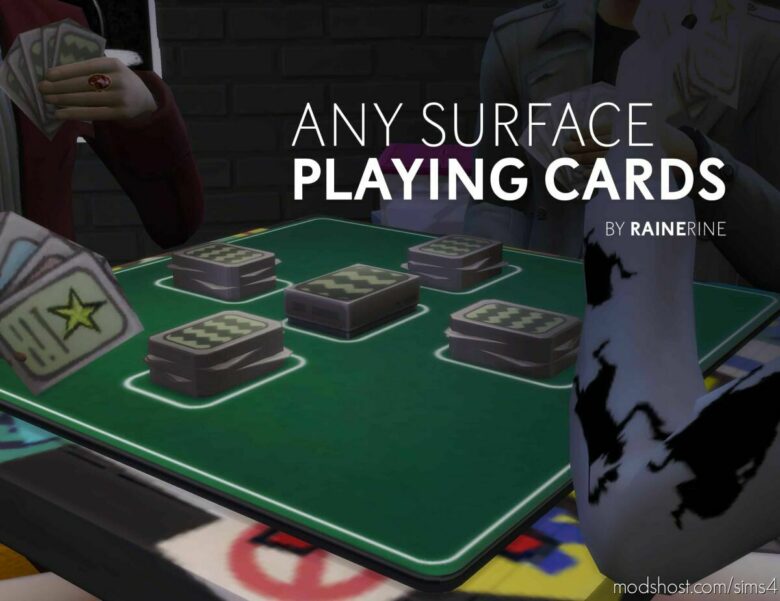 ANY Surface Playing Cards for The Sims 4