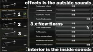 ETS2 Mod: JC Amateur Sound Effects Pack V1.1 (Image #2)