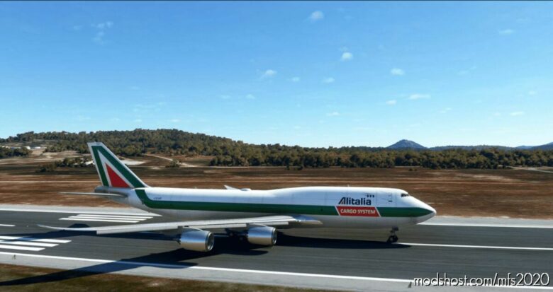 Asobo 747-8 BCF Alitalia Cargo System [NO Mirroring] for Microsoft Flight Simulator 2020