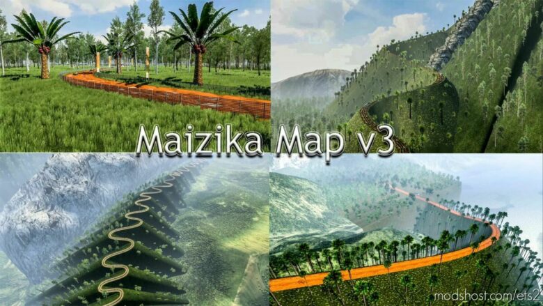 Maizika Map V3 Save Game Profile 1.36 To 1.42 for Euro Truck Simulator 2