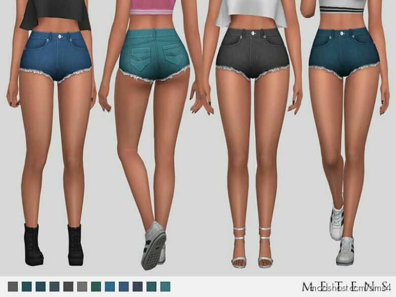 Sims 4 Clothes Mod: Heather Shorts (Featured)