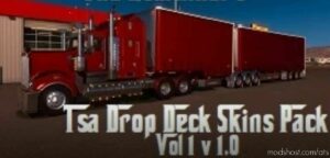 The Godfather’s TSA Drop Deck Skins Pack VOL 1 for American Truck Simulator