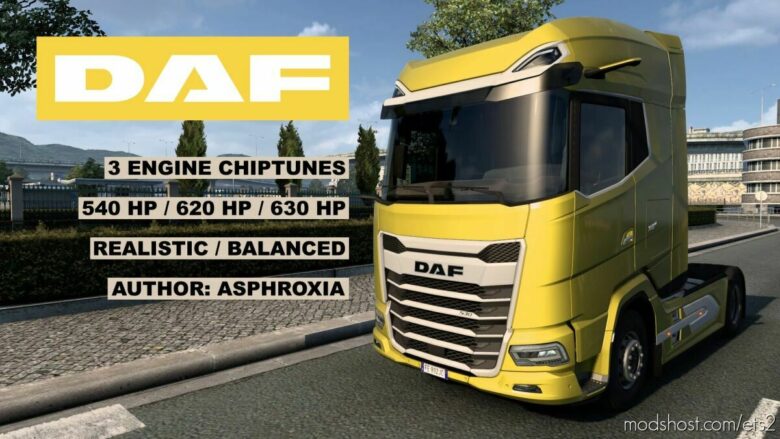 Chiptuned MX-13 For DAF 2021 V1.2 for Euro Truck Simulator 2