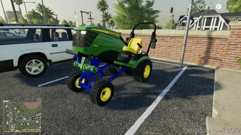 Squatted Lawn Mower for Farming Simulator 19