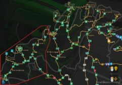 ETS2 ProMods Map Mod: Finnmark Mod Promods 2.57 1.42 (Image #2)