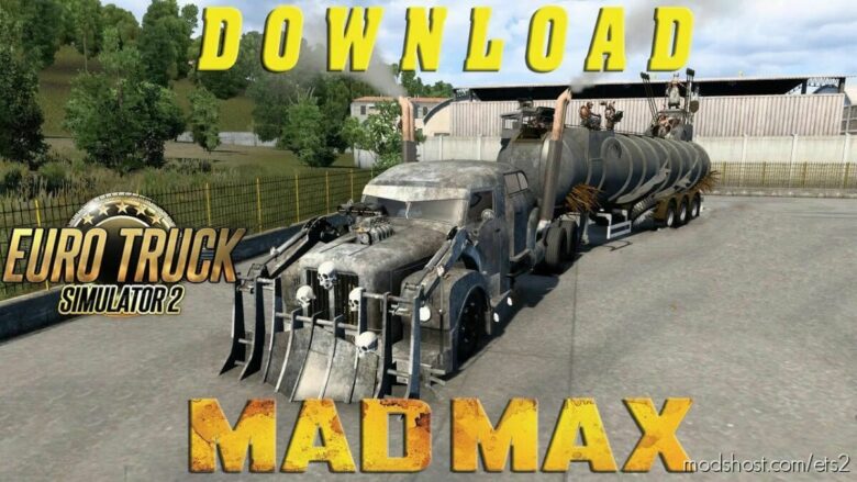 Scania 111S Madmax Truck + Trailer V1.1 [1.42] for Euro Truck Simulator 2