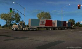 Multiple Trailers In Traffic V1.42 for American Truck Simulator