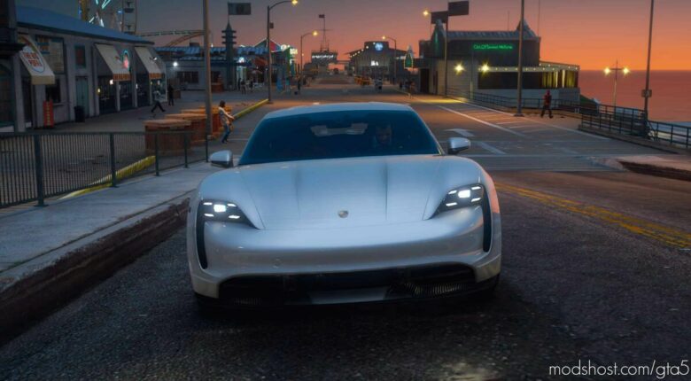 Porsche Taycan Turbo S 2020 for Grand Theft Auto V