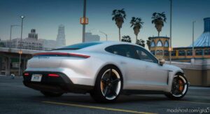 GTA 5 Porsche Vehicle Mod: Taycan Turbo S 2020 (Image #2)