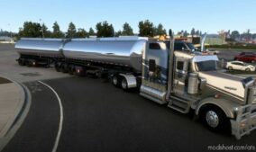 Advance B-Train Tanker V1.4R [1.42] for American Truck Simulator