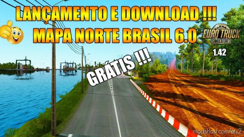 NEW NORTH BRAZIL MAP 6.0 Convoy Ready [1.42] for Euro Truck Simulator 2