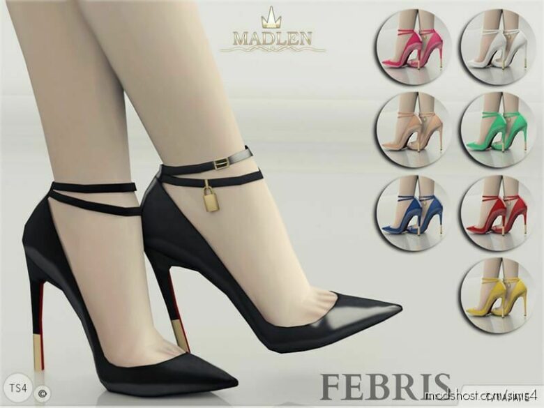 Madlen Febris Shoes for The Sims 4