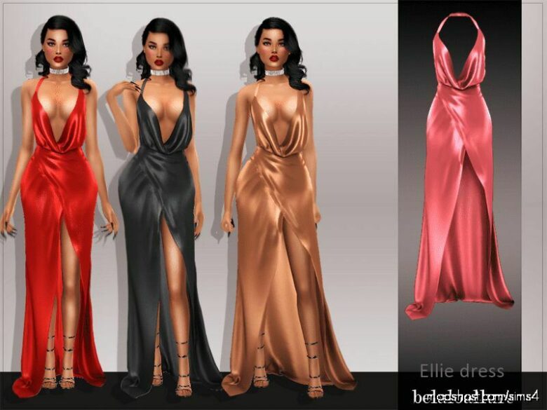 Sims 4 Clothes Mod: Ellie Dress (Featured)