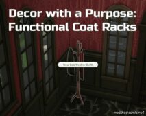 Decor With A Purpose: Functional Coat Racks for The Sims 4