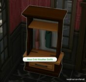 Sims 4 Object Mod: Decor With A Purpose: Functional Coat Racks (Image #4)