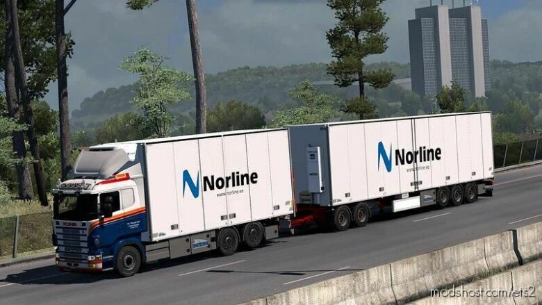 Tandem Addon For RJL Scania RS&R4 By Kast V2.5.5 [1.42] for Euro Truck Simulator 2