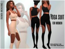 Yoga Suit For Women for The Sims 4