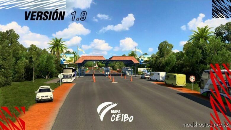 MAPA CEIBO V1.9 [1.42] for Euro Truck Simulator 2