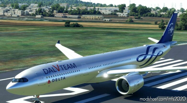 A330-900 Delta DAL V Team Skyteam Livery for Microsoft Flight Simulator 2020