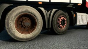 ETS2 Part Mod: Dirt Tires And Rims Pack (Image #3)