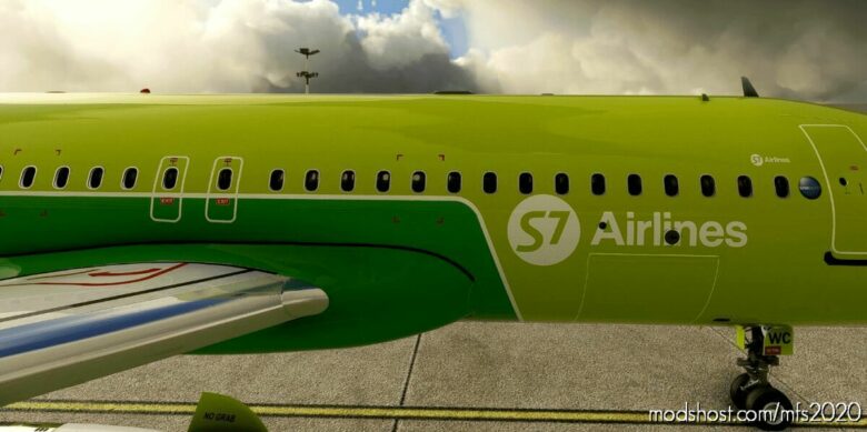 [A32NX] Flybywire | Airbus A320Neo S7 Airlines Vp-Bwc In 8K for Microsoft Flight Simulator 2020