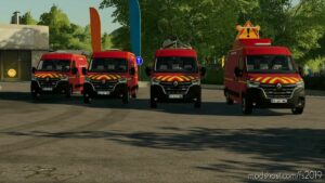 Renault Master IV Fire Brigade for Farming Simulator 19
