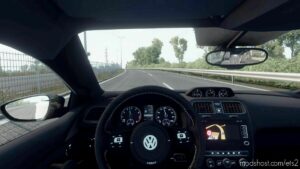 ETS2 Volkswagen Car Mod: Scirocco V1R80 1.42 (Image #2)