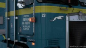 ATS Freightliner Skin Mod: Reyhound VAN Lines Trucks And Trailer Paintjob (Image #2)